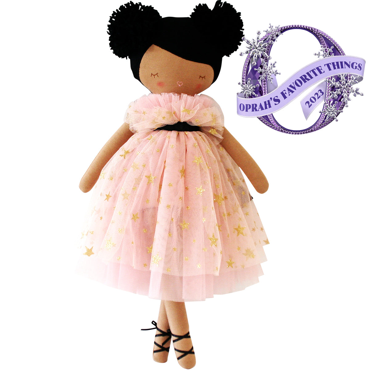 Alimrose Halle ballerina doll 48cm light brown with ebony hair