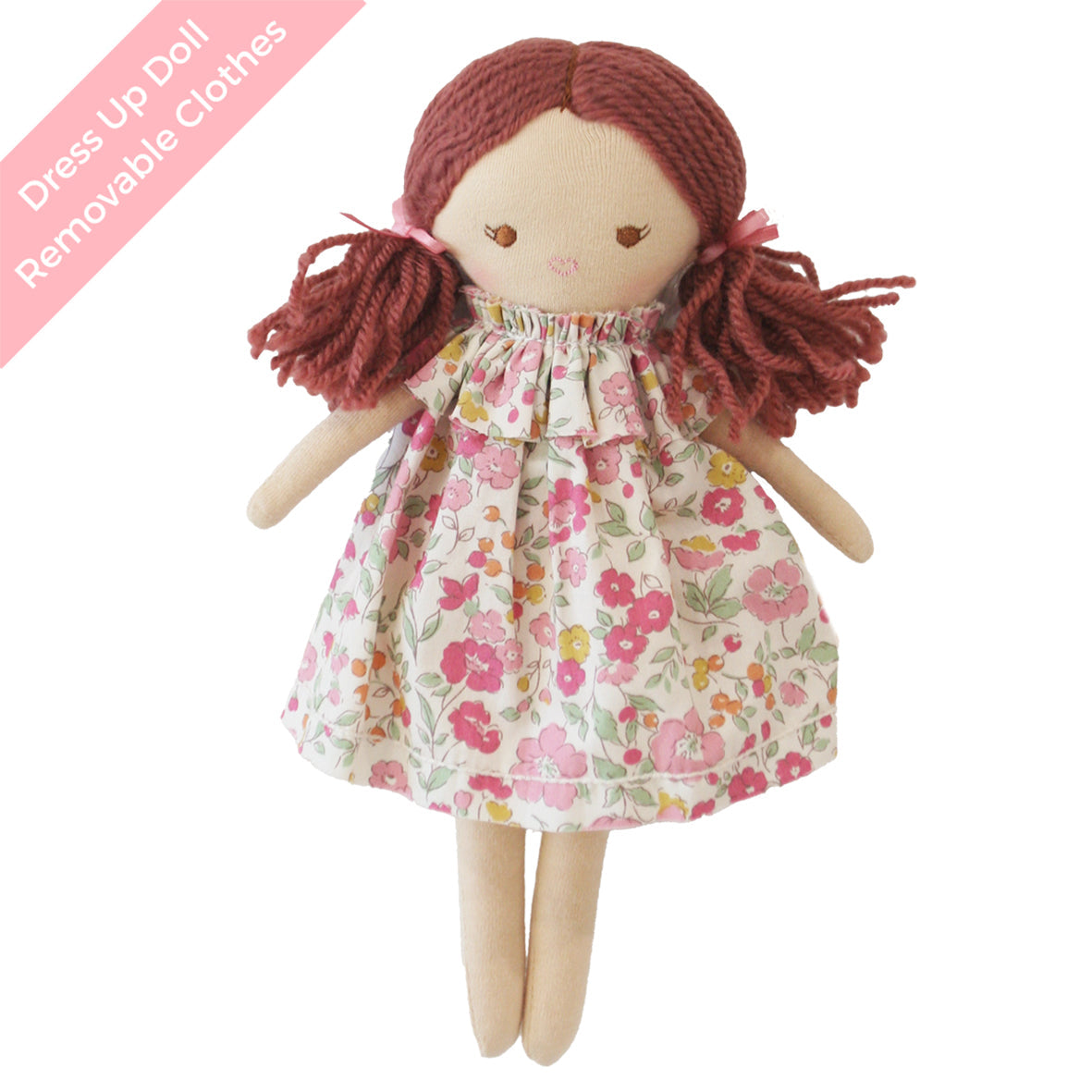 Alimrose Mini Matilda doll in Rose Garden dress