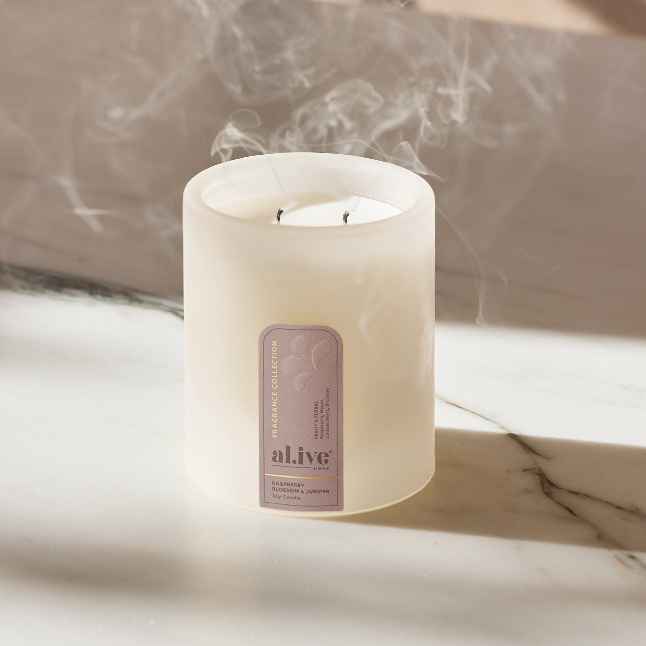 AL.IVE BODY - SOY CANDLE | RASPBERRY BLOSSOM & JUNIPER | LIFESTYLE