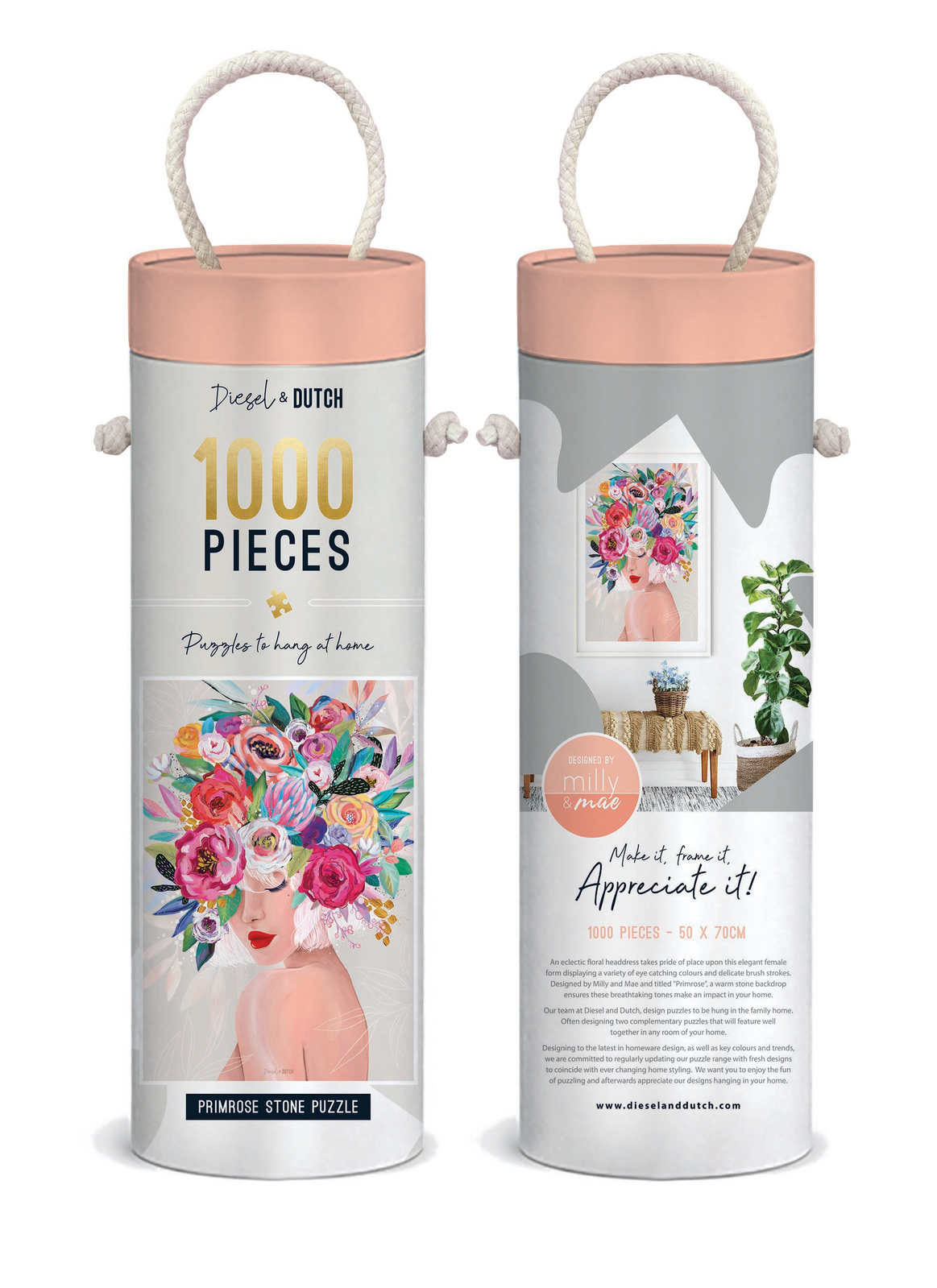 DIESEL & DUTCH - PRIMROSE STONE 1000PC WALL PUZZLE
