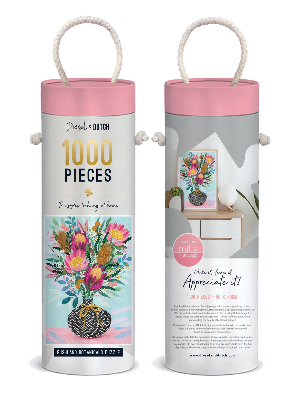 DIESEL & DUTCH - BOTANICAL BUSHLAND 1000PC WALL PUZZLE