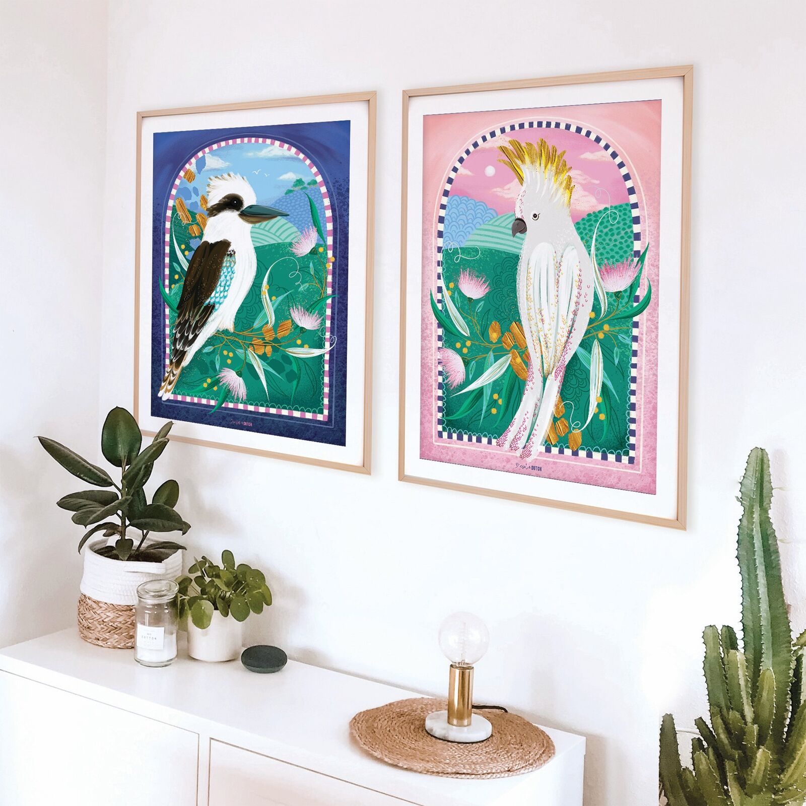 DIESEL & DUTCH - COCKATOO'S DUSK CHORUS 1000PC WALL PUZZLE