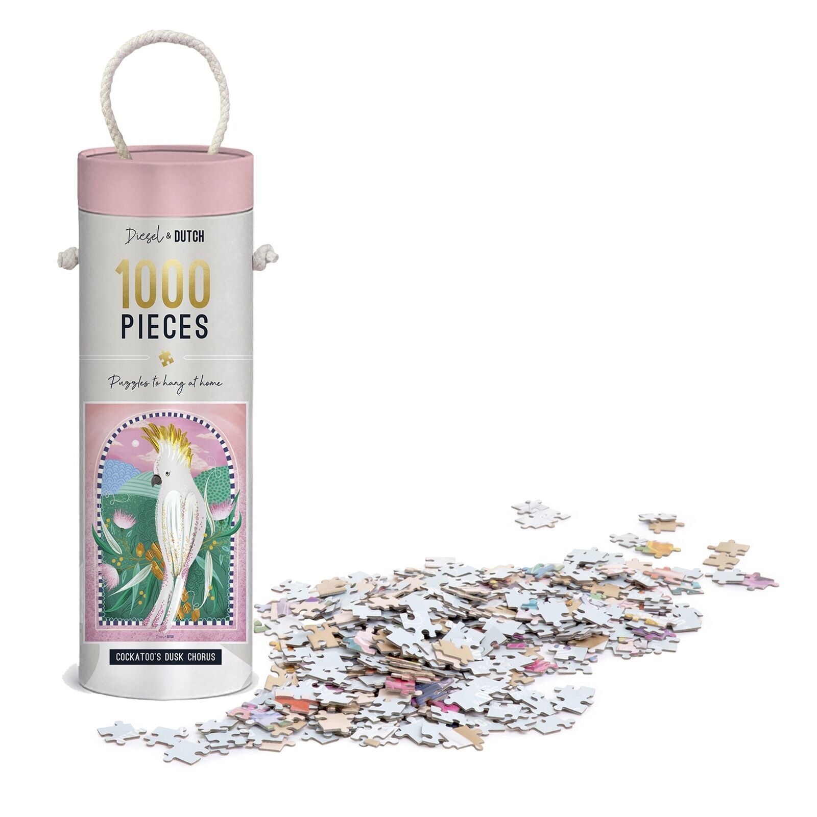 DIESEL & DUTCH - COCKATOO'S DUSK CHORUS 1000PC WALL PUZZLE
