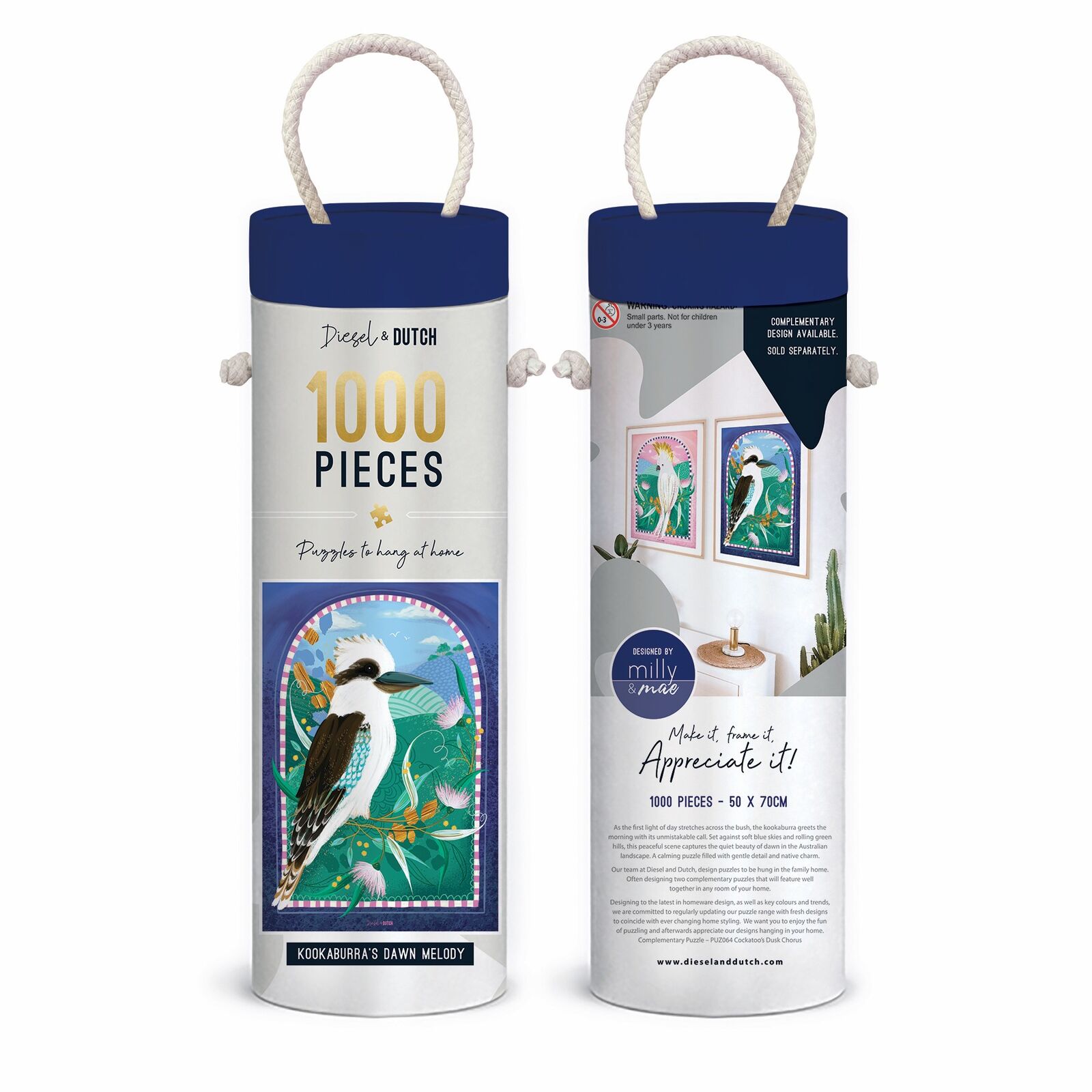 DIESEL & DUTCH - KOOKABURRA'S DAWN MELODY 1000PC WALL PUZZLE