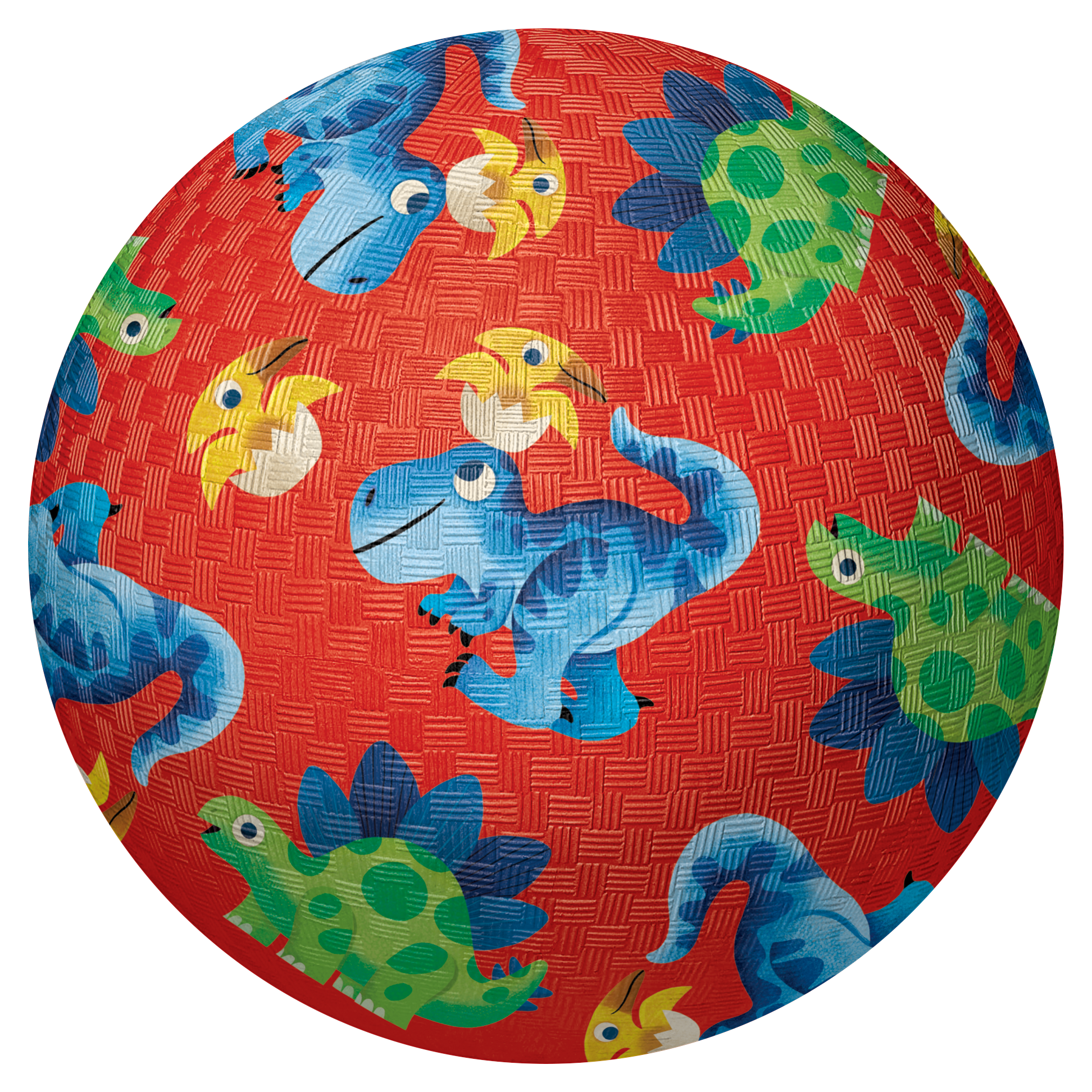 CROCODILE CREEK - 5 INCH PLAYGROUND BALL | DINO FRIENDS (RED)