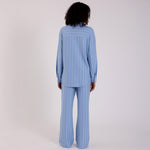Hommey Long Sleeve Sleep Shirt in Capri