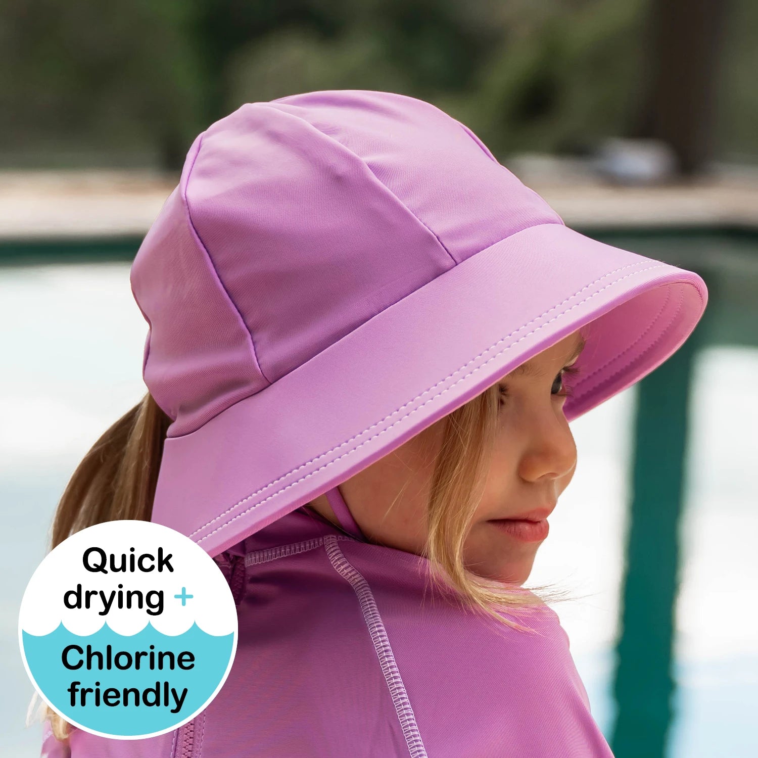 Bedhead Hats - Ponytail Swim Bucket Beach Hat | Bubblegum