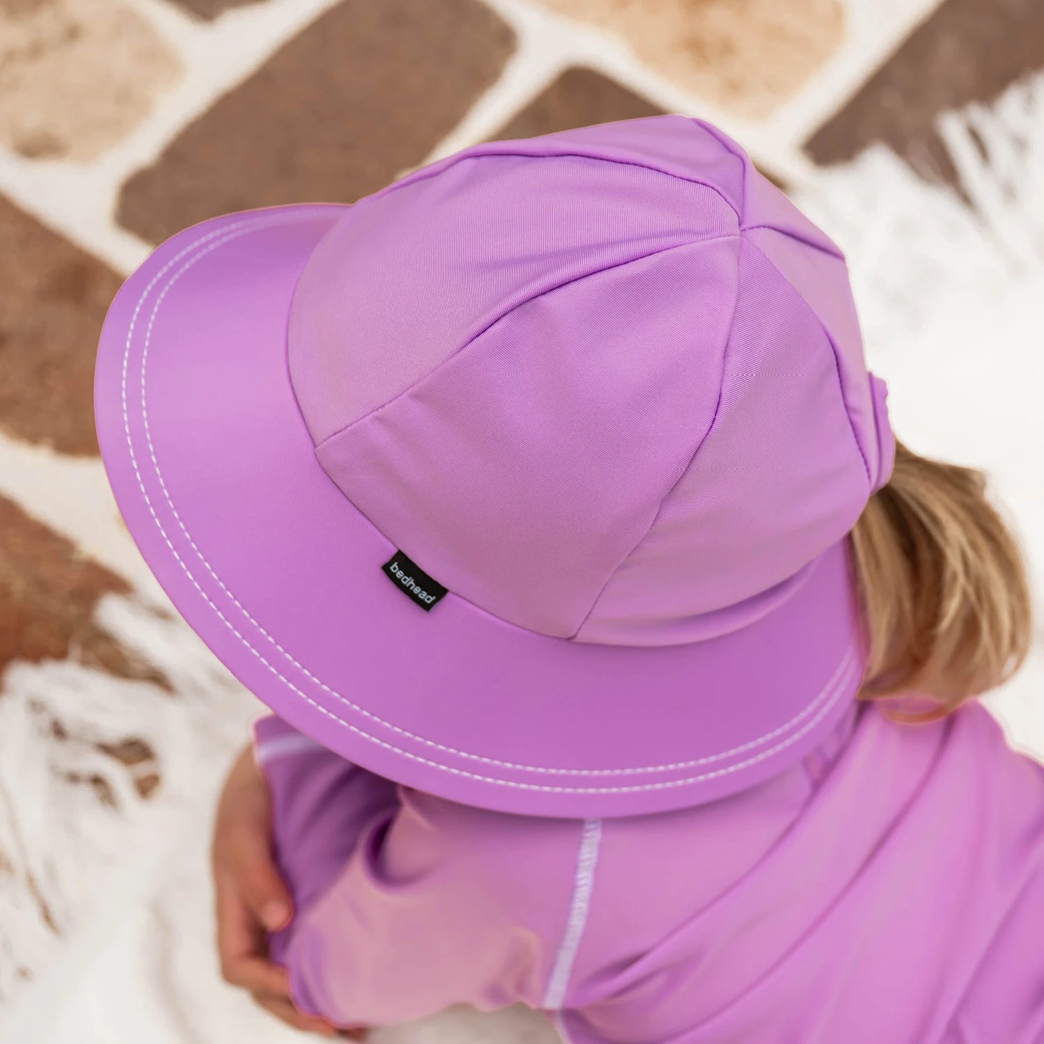 Bedhead Hats - Ponytail Swim Bucket Beach Hat | Bubblegum