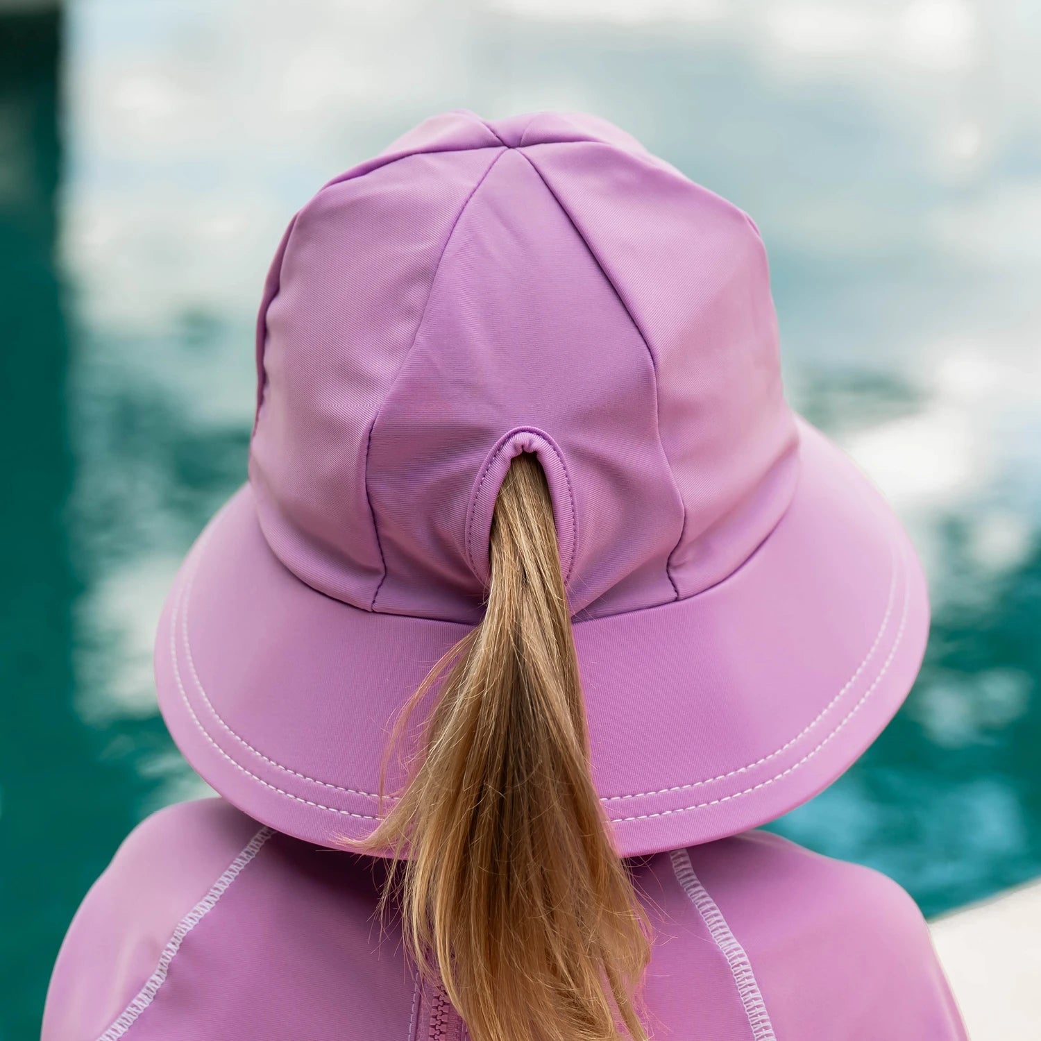 Bedhead Hats - Ponytail Swim Bucket Beach Hat | Bubblegum