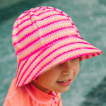 Bedhead Hats - Ponytail Swim Bucket Beach Hat | Pearl