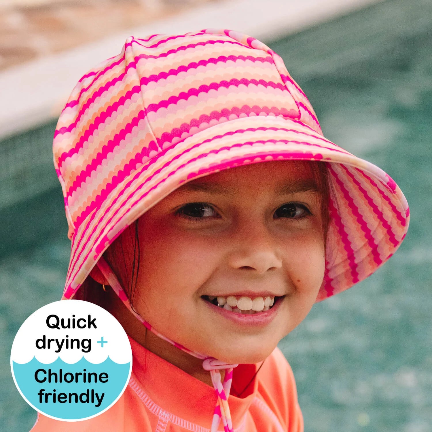 Bedhead Hats - Ponytail Swim Bucket Beach Hat | Pearl