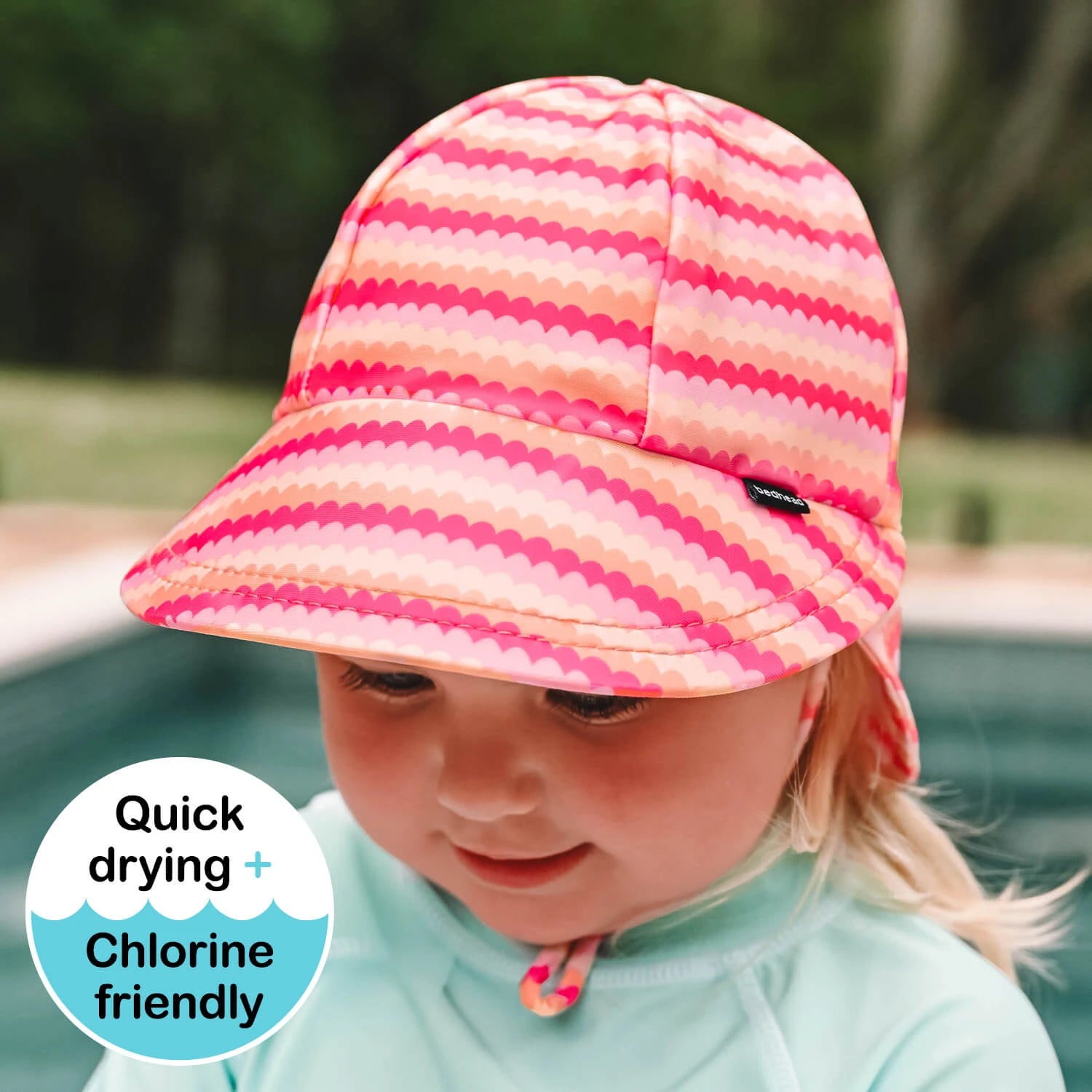 Bedhead Hats - Swim Legionnaire Flap Beach Hat | Pearl