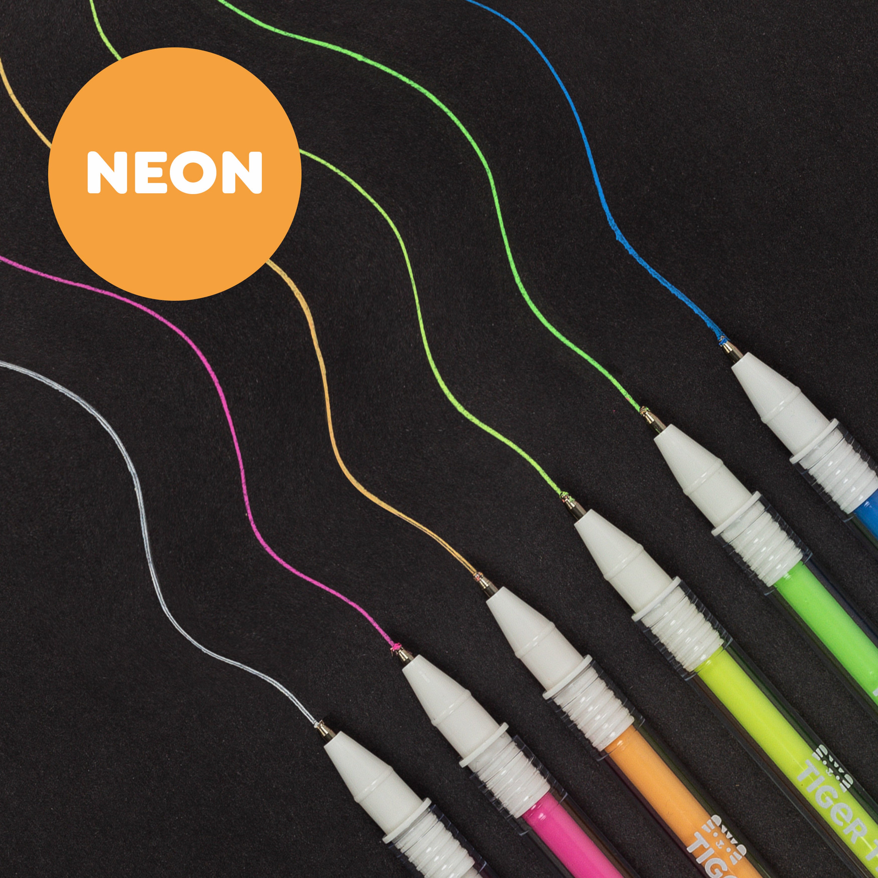 TIGER TRIBE - NEON FINE TIP PAINT PENS