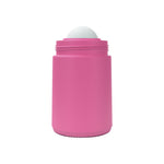 SOLMATES - REFILLABLE ROLL-ON APPLICATOR | SALT LAKE PINK (100ML) with lid off