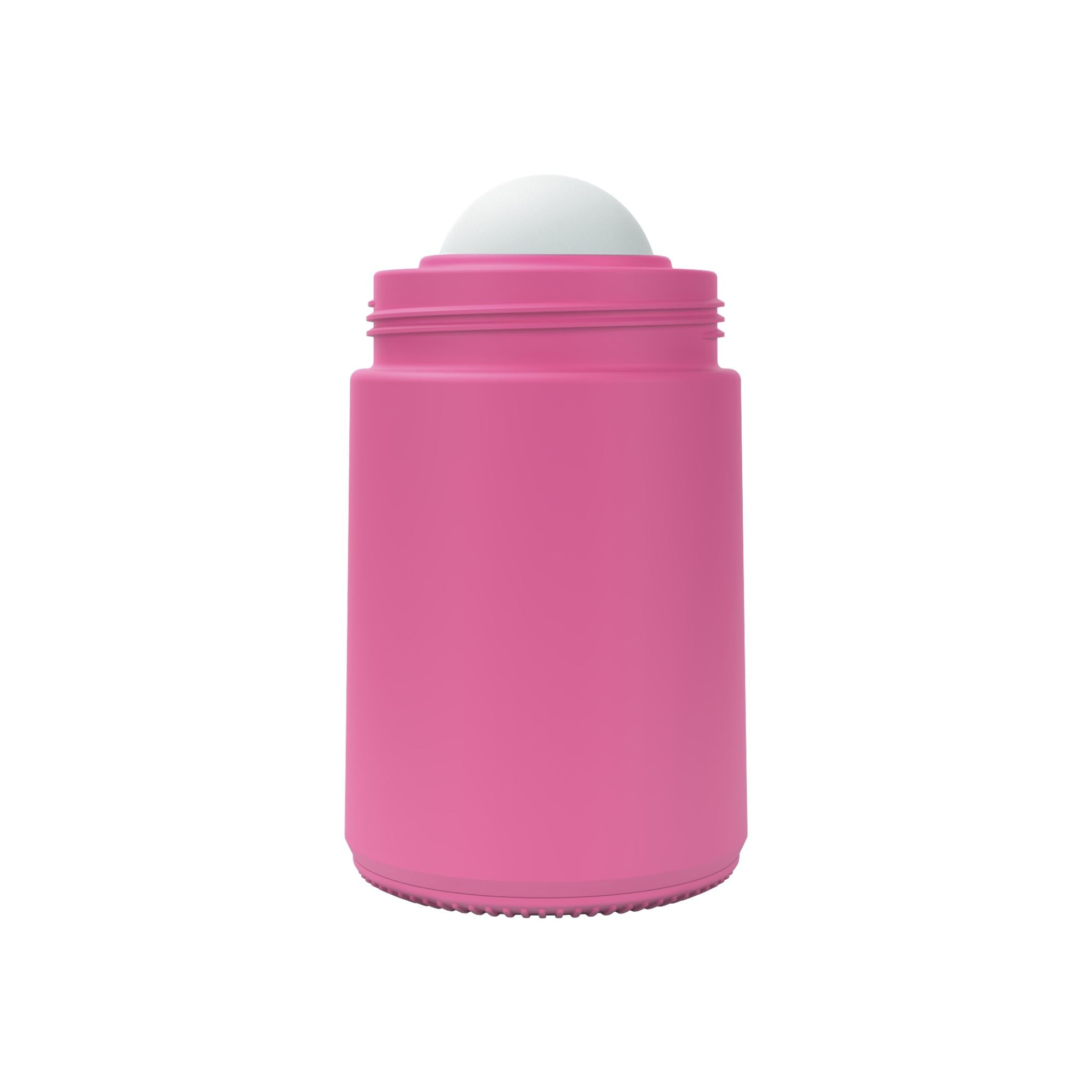 SOLMATES - REFILLABLE ROLL-ON APPLICATOR | SALT LAKE PINK (100ML) with lid off
