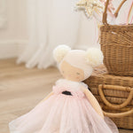 Alimrose Scarlett pom pom doll with pom-pom hair