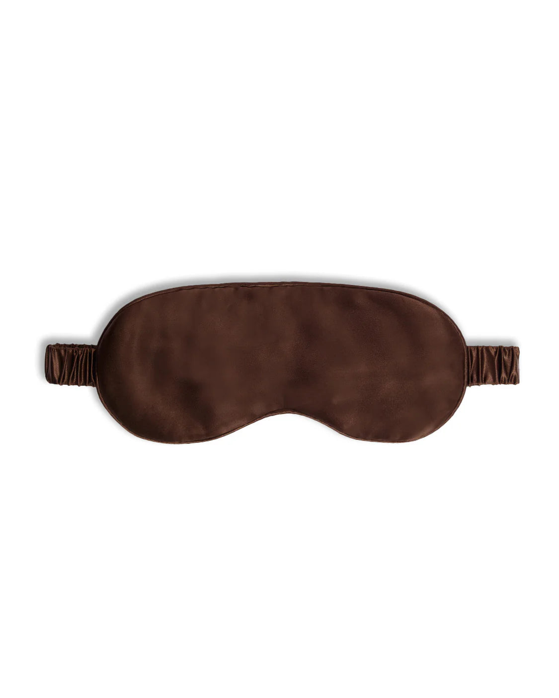 Brown sleep mask on a white background