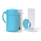 SOLMATES - REFILLABLE ROLL-ON APPLICATOR | SKY BLUE (100ML) with box