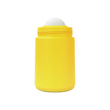 SOLMATES - REFILLABLE ROLL-ON APPLICATOR | SUNSHINE YELLOW (100ML) with lid off