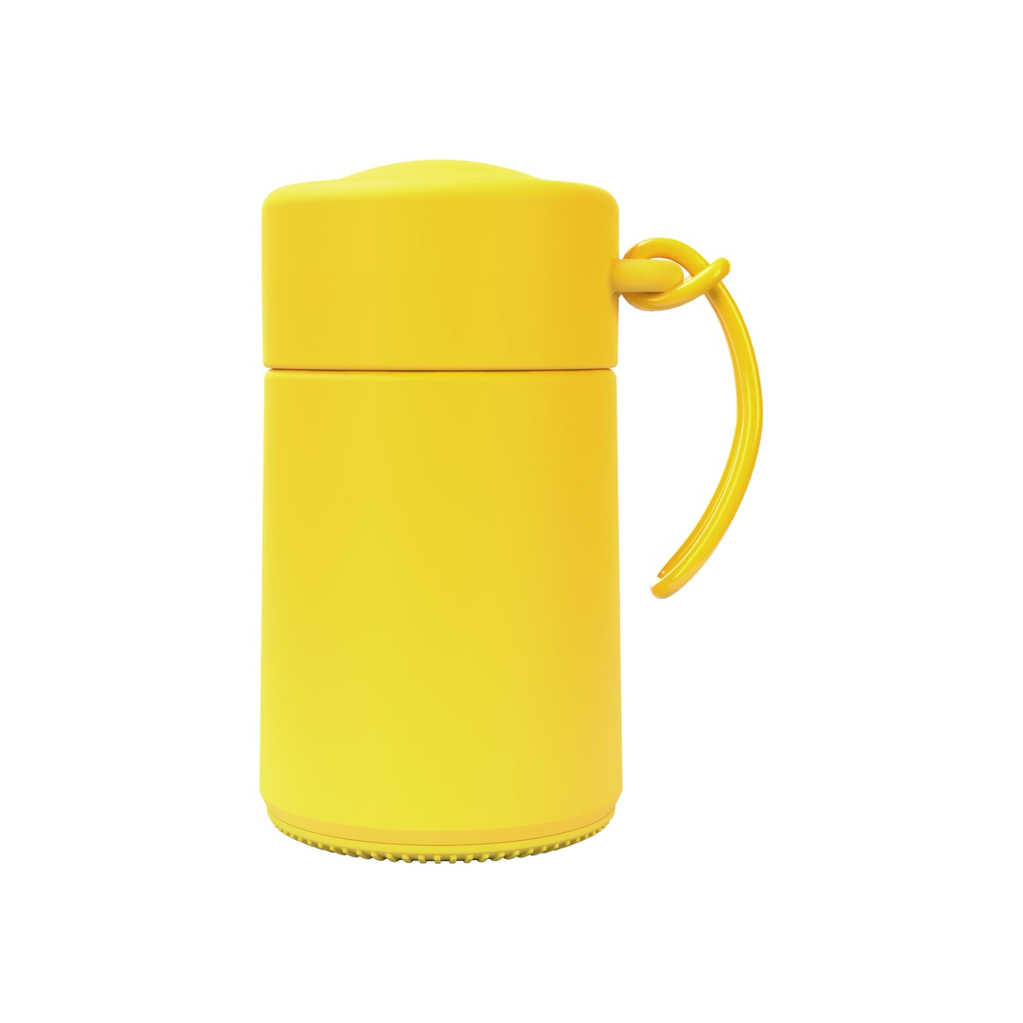 SOLMATES - REFILLABLE ROLL-ON APPLICATOR | SUNSHINE YELLOW (100ML) with lid on