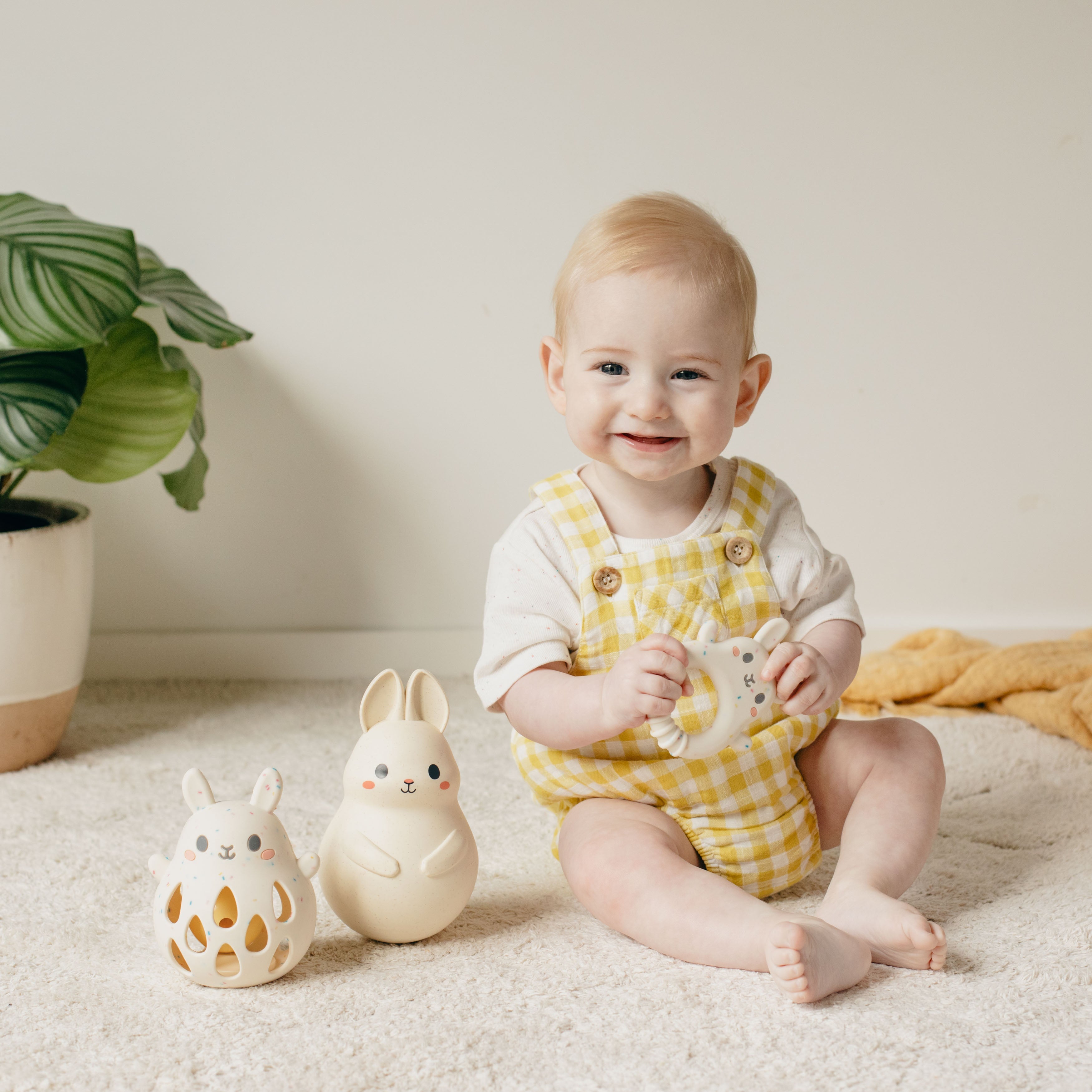 TIGER TRIBE - SILICONE RATTLE | BUNNY
