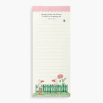 TWIGSEEDS - MAGNETIC LIST NOTEPAD | GARDEN FENCE