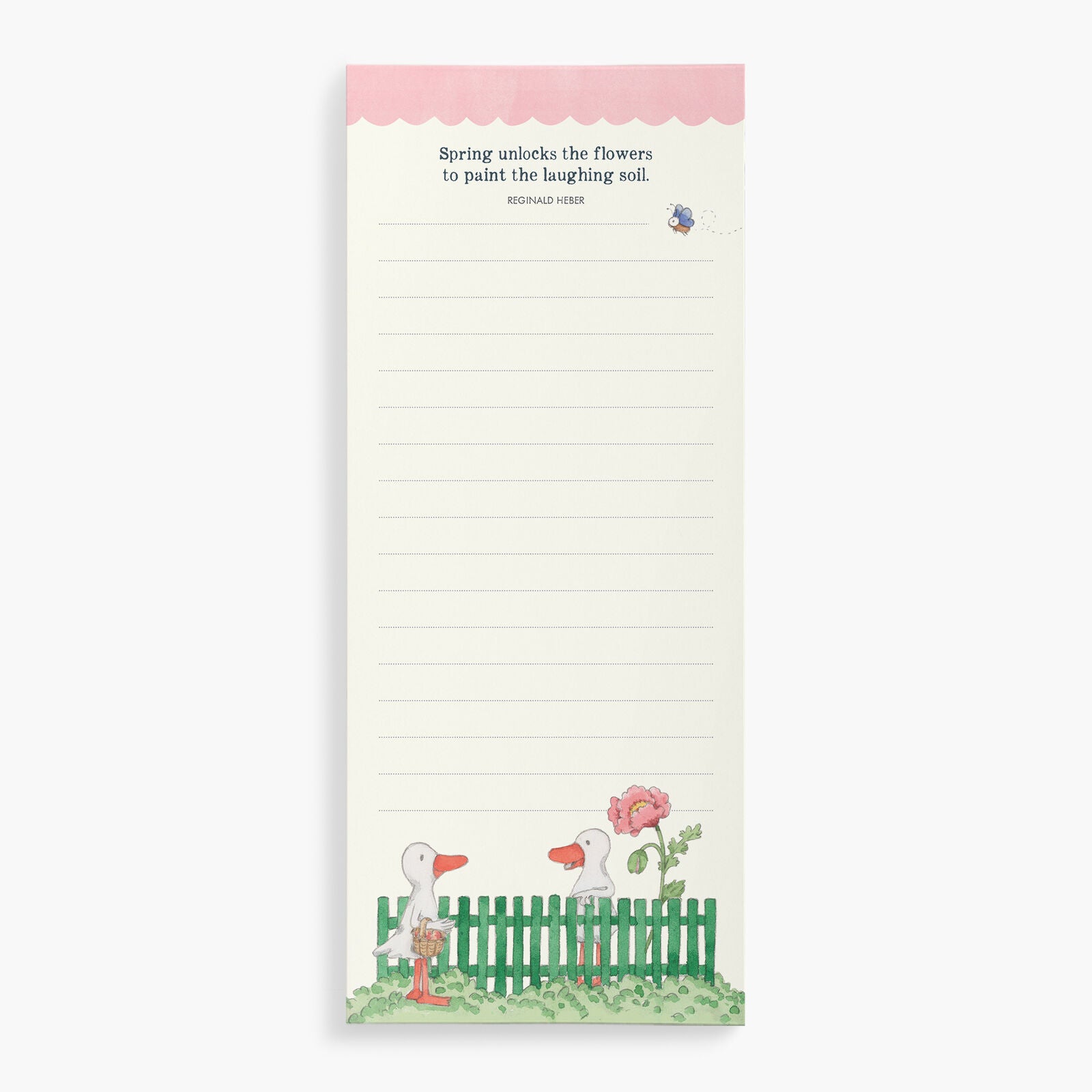 TWIGSEEDS - MAGNETIC LIST NOTEPAD | GARDEN FENCE