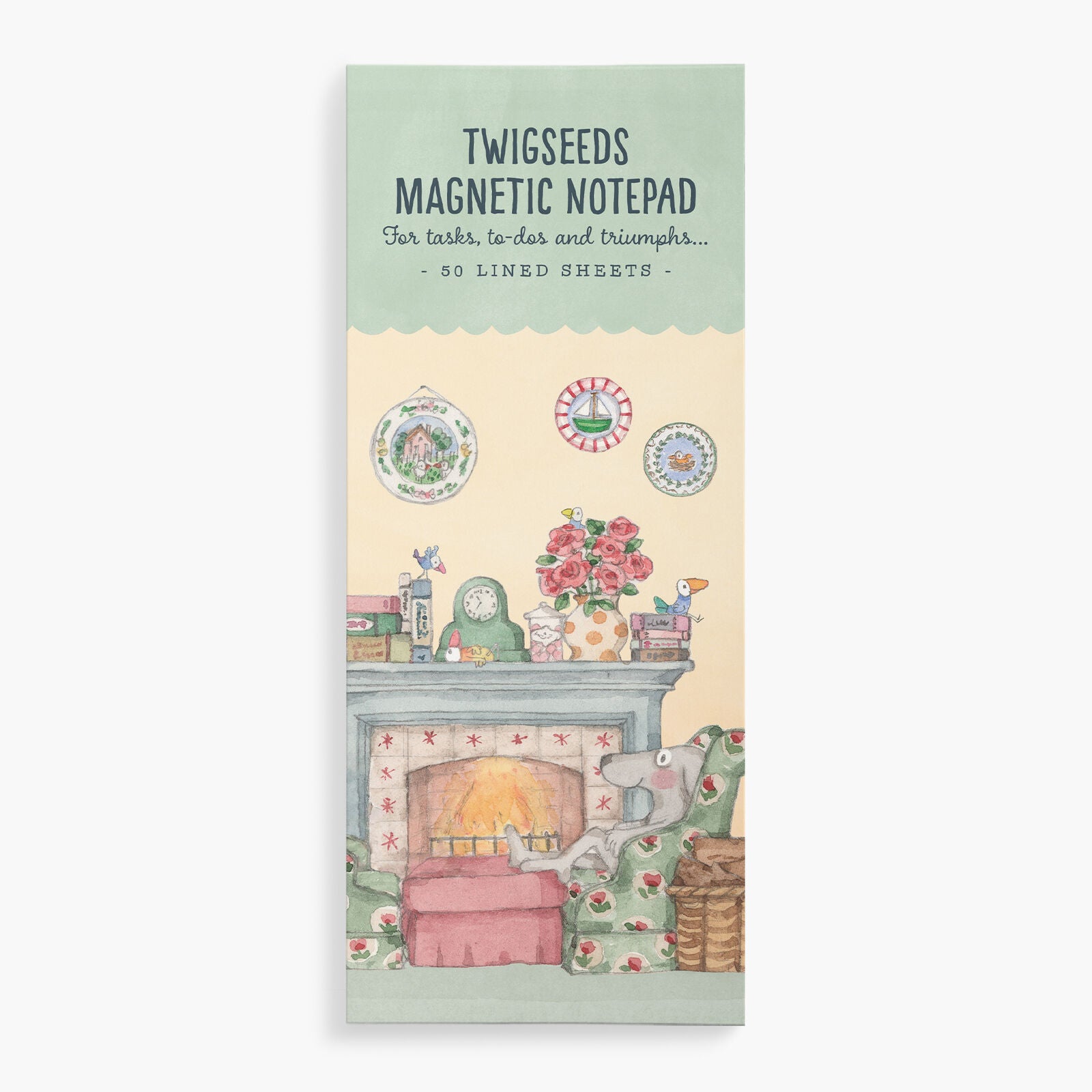 TWIGSEEDS - MAGNETIC LIST NOTEPAD | FIREPLACE