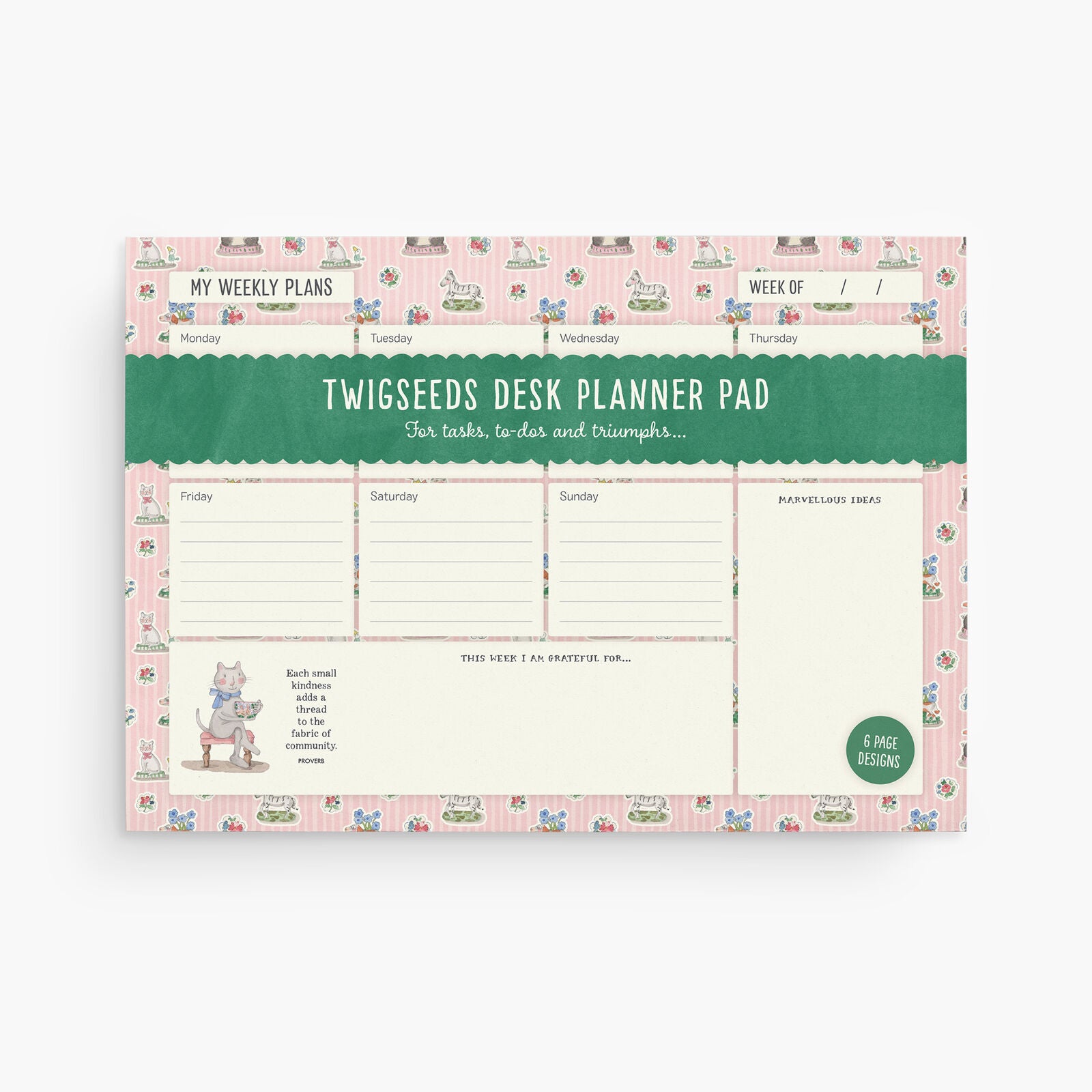 TWIGSEEDS - A4 DESK PLANNER | LOVELY LIFE