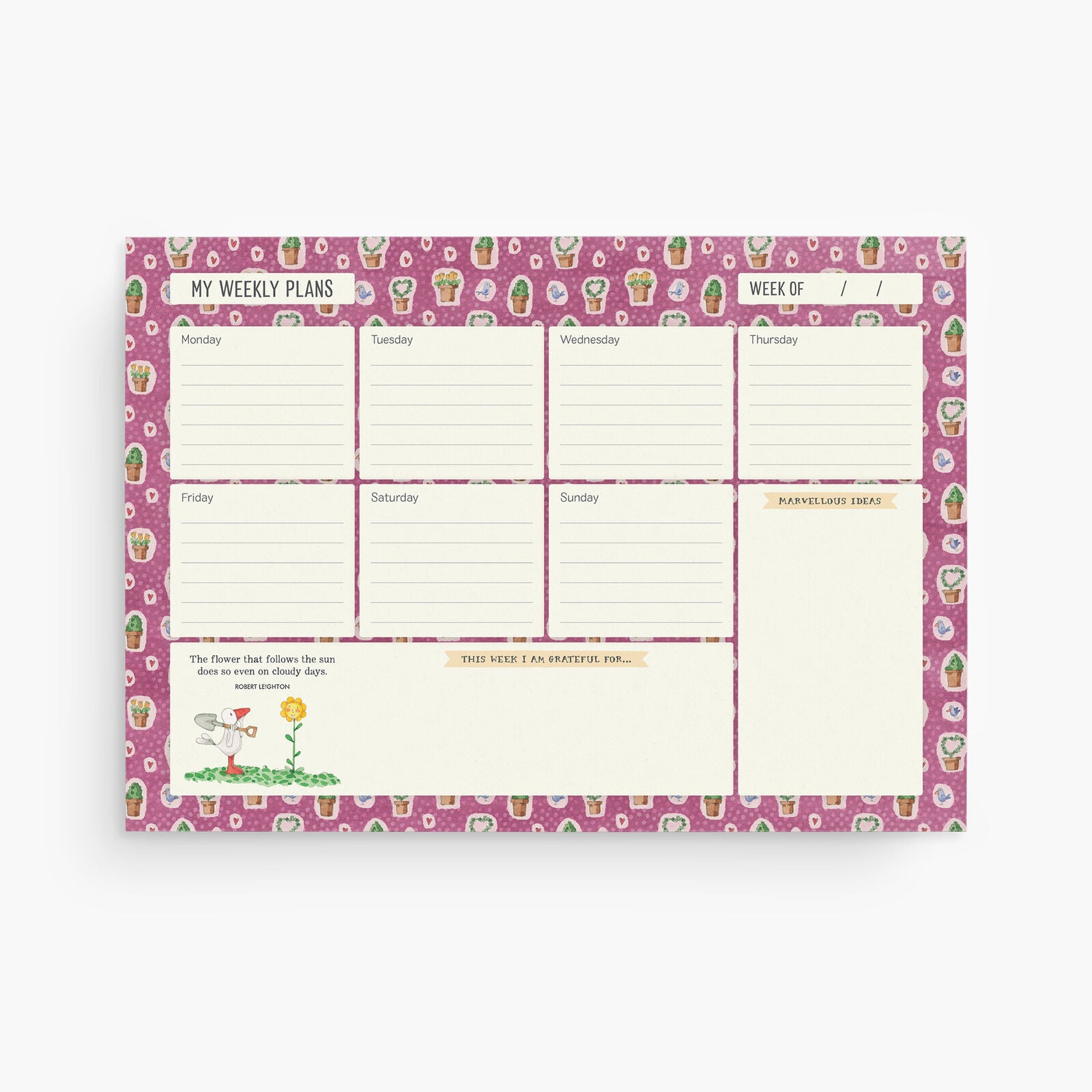 TWIGSEEDS - A4 DESK PLANNER | LOVELY LIFE