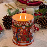 GLASSHOUSE - 380G CHRISTMAS CANDLE | GINGERBREAD HOUSE