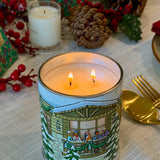 GLASSHOUSE - 380G CHRISTMAS CANDLE | WHITE CHRISTMAS