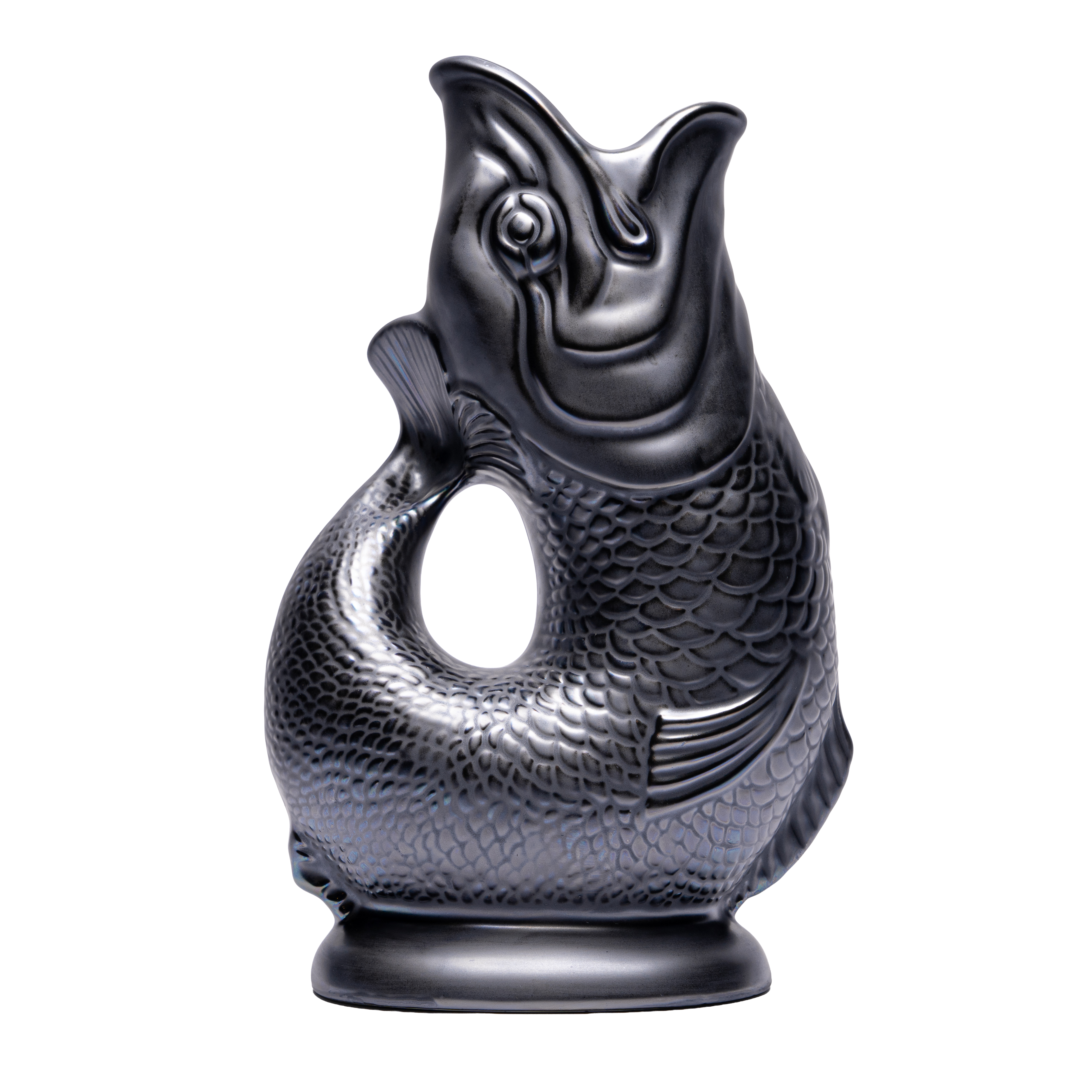 THE ORIGINAL GLUGGLE JUG FACTORY - ORIGINAL GLUGGLE JUG (XL) | MATT BLACK LUSTRE