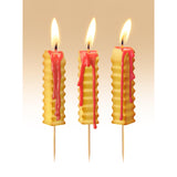 FRED - HOT AND CRISPY BIRTHDAY CANDLES | SET OF 6