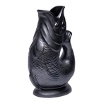 THE ORIGINAL GLUGGLE JUG FACTORY - ORIGINAL GLUGGLE JUG (XL) | MATT BLACK LUSTRE