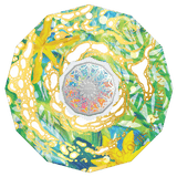 Royal Australian Mint 2026 50c Coloured Uncirculated Coin in Card, Colours of Christmas