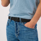 BILLYBELT Elastic Braided Belt All Black