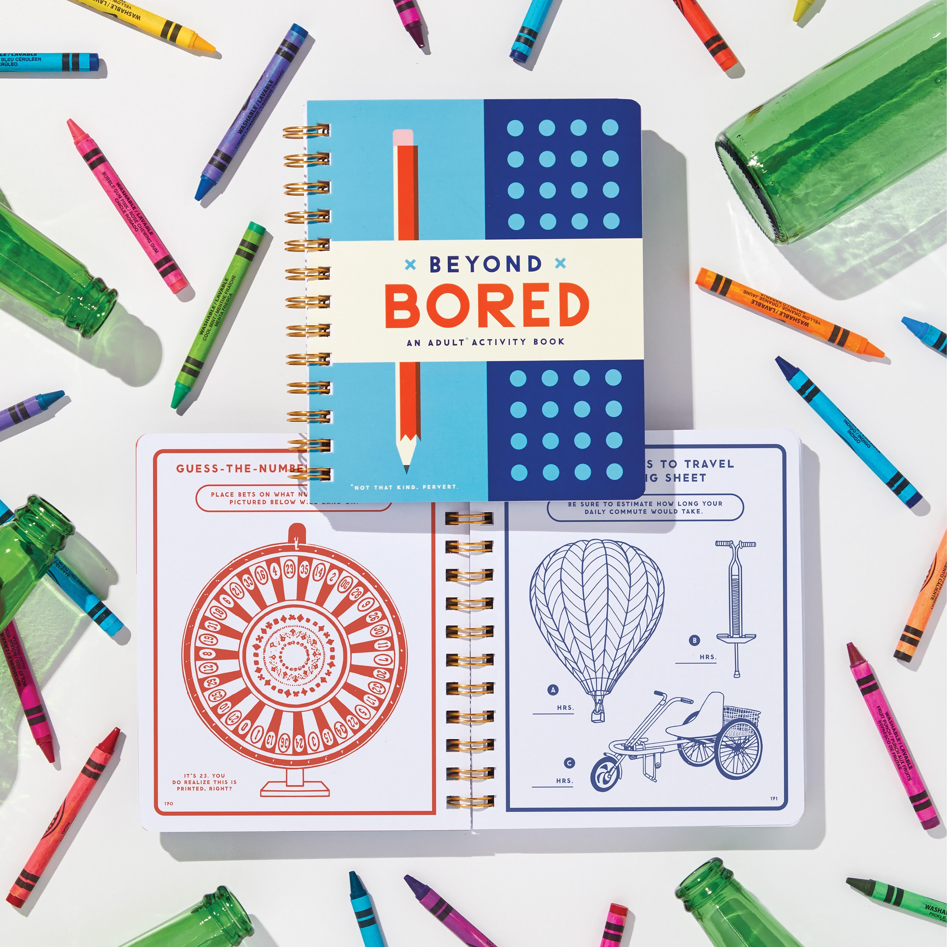 BRASS MONKEY - BEYOND BORED ACTIVITY BOOK | ADULT