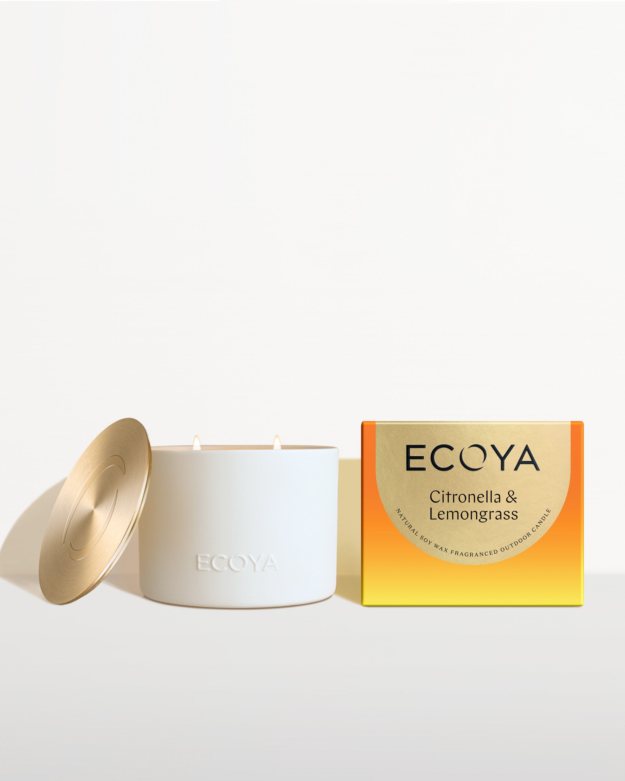 ECOYA Citronella & Lemongrass Outdoor Candle