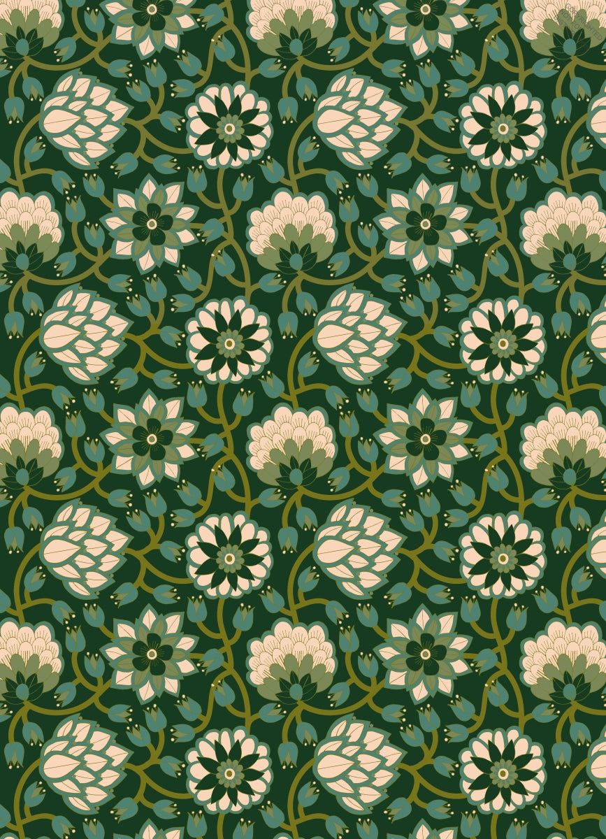 Jocelyn Proust Australiana Christmas wrapping paper design from All Wrapped Up Christmas