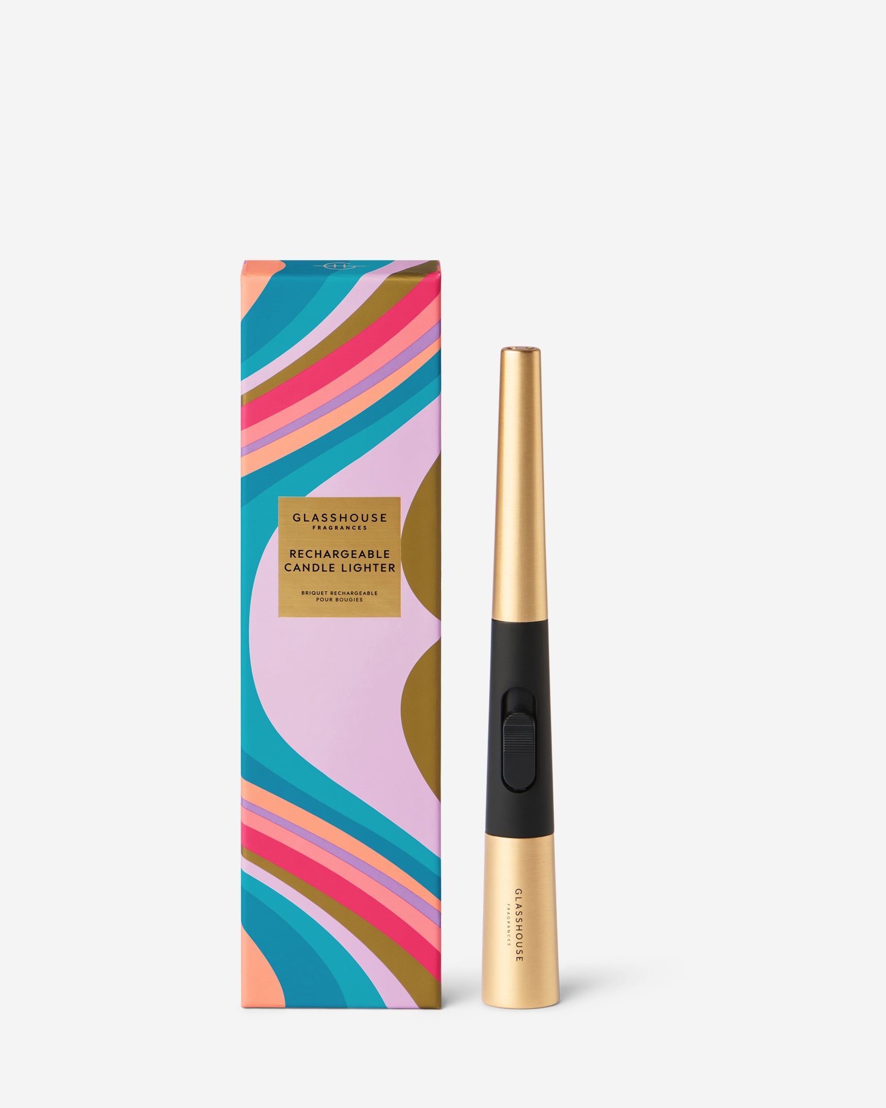 Glasshouse Fragrances Rechargeable Candle Lighter Gold