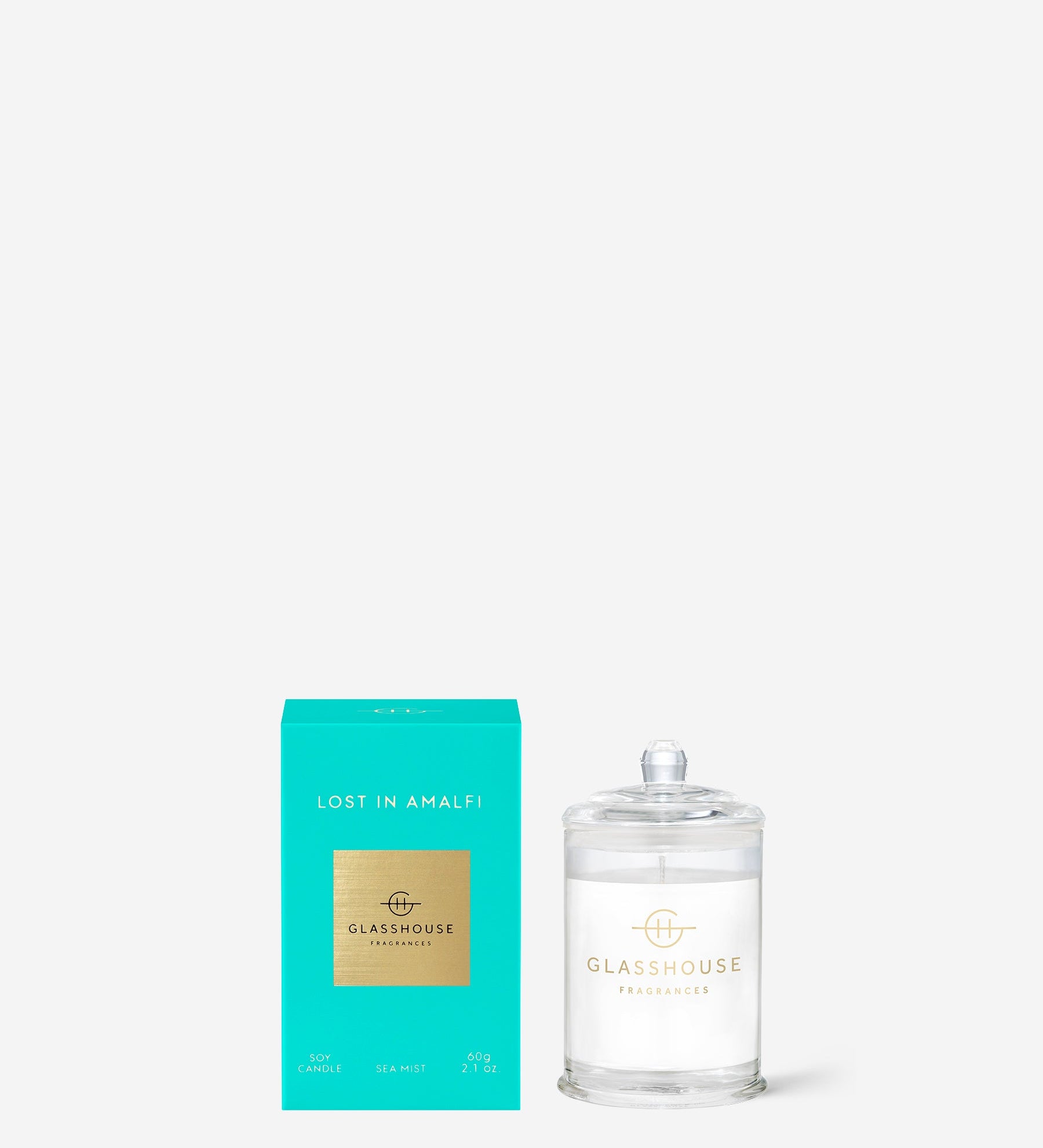 Glasshouse Fragrances 60g Scented Candle Lost in Amalfi