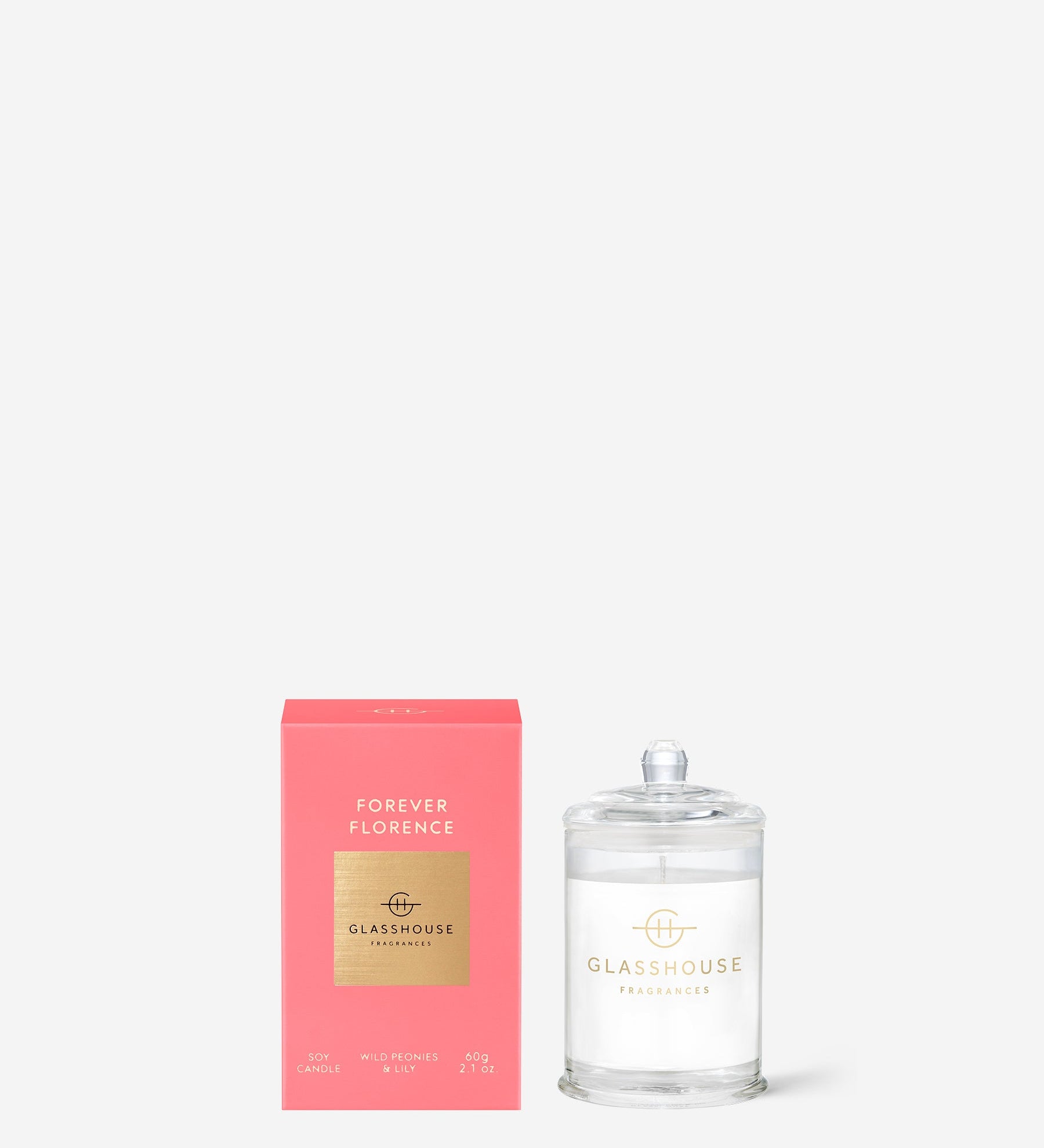 Glasshouse Fragrances 60g Scented Candle Forever Florence