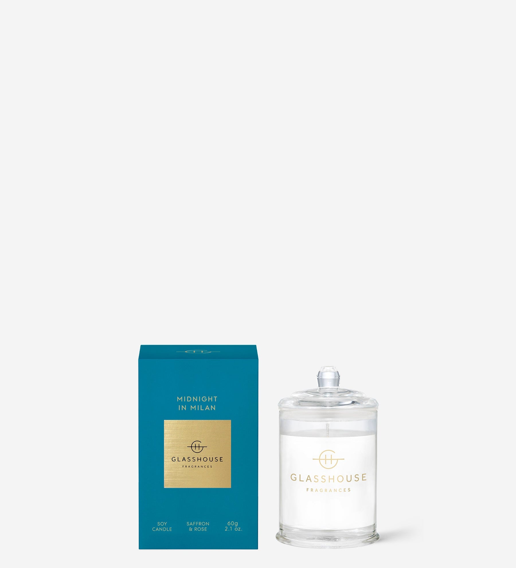 Glasshouse Fragrances 60g Scented Candle Midnight in Milan