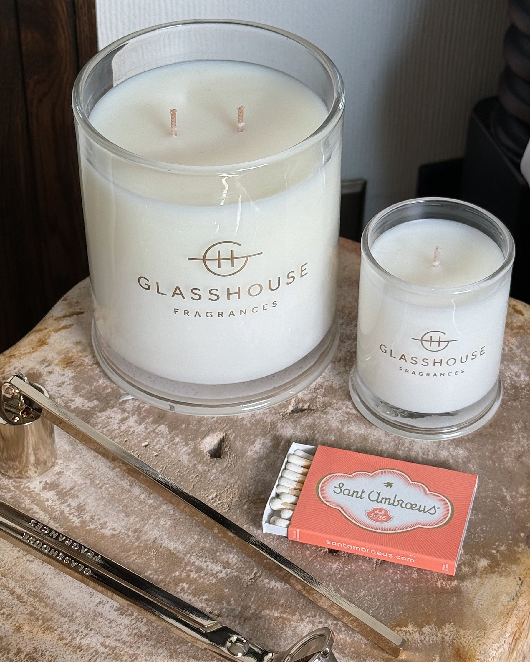 Glasshouse Fragrances 60g Scented Candle Sunsets in Capri