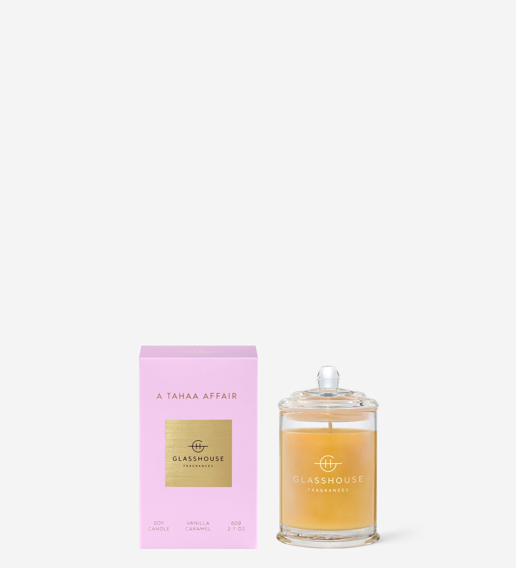 Glasshouse Fragrances 60g Scented Candle A Tahaa Affair