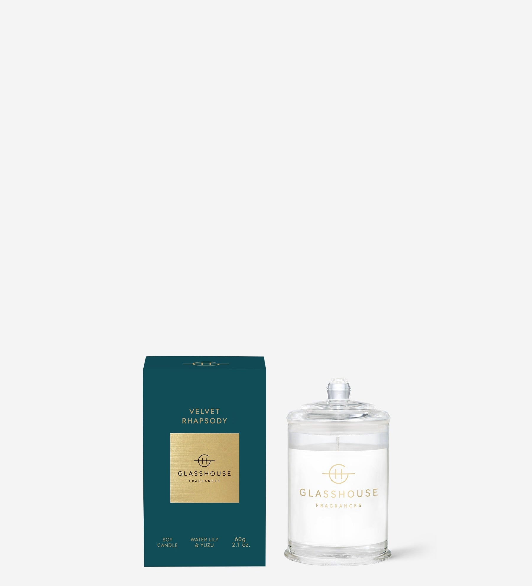 Glasshouse Fragrances 60g Scented Candle Velvet Rhapsody