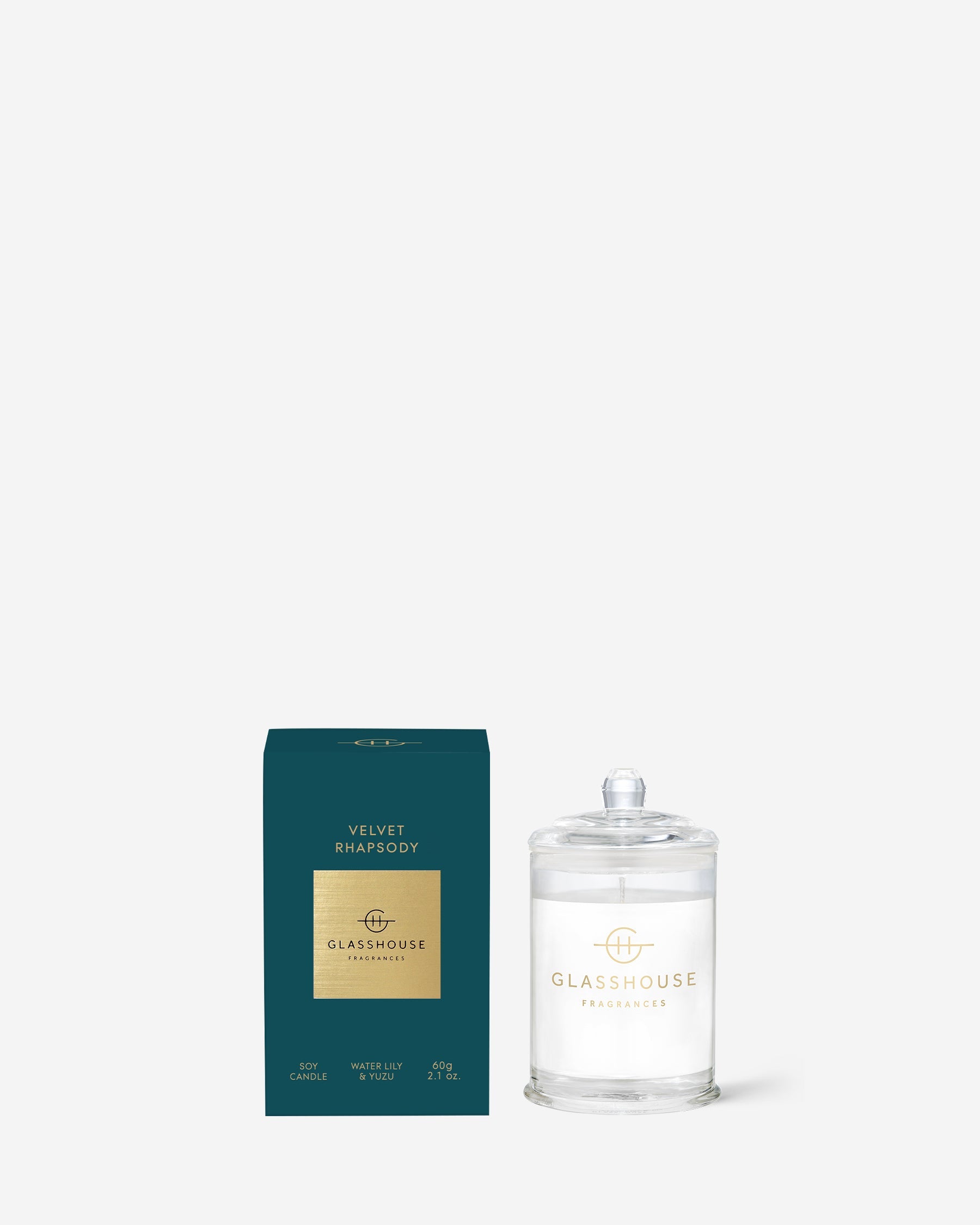 Glasshouse Fragrances 60g Scented Candle Velvet Rhapsody
