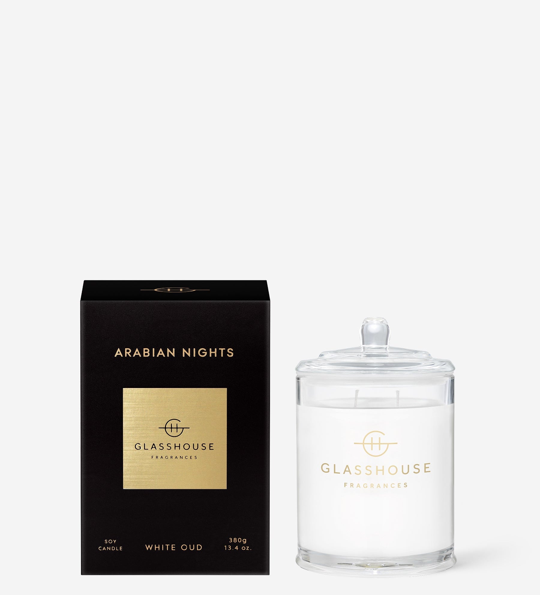 Glasshouse Fragrances 380g Scented Candle Arabian Nights