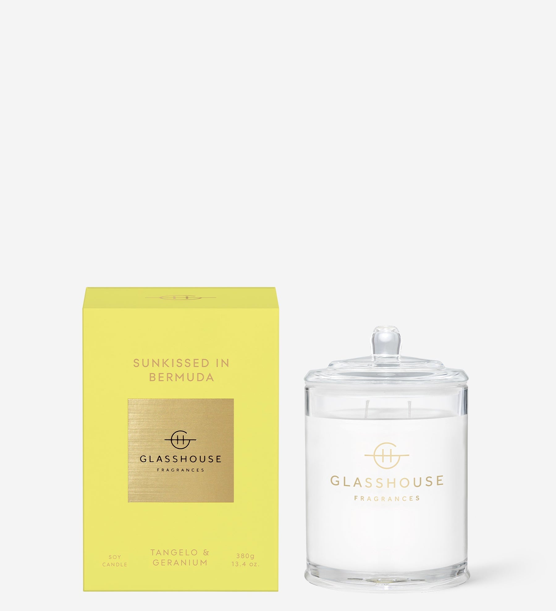 Glasshouse Fragrances 380g Scented Candle Sunkissed in Bermuda